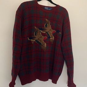 Vintage Polo Ralph Lauren duck sweater size XL